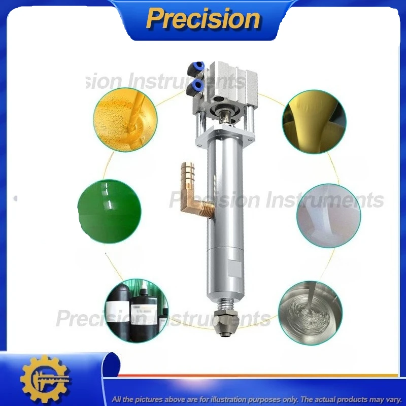 2026 Pneumatic Dosing Valve for High Viscosity Fluids with Non Drip Design Large Flow Glue Dispensing Valve for Silicone and
