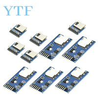 1-50PCS Micro SD Card Module TF Card Reader/writer SPI Interface With Level Conversion Chip for Arduino ARM AVR