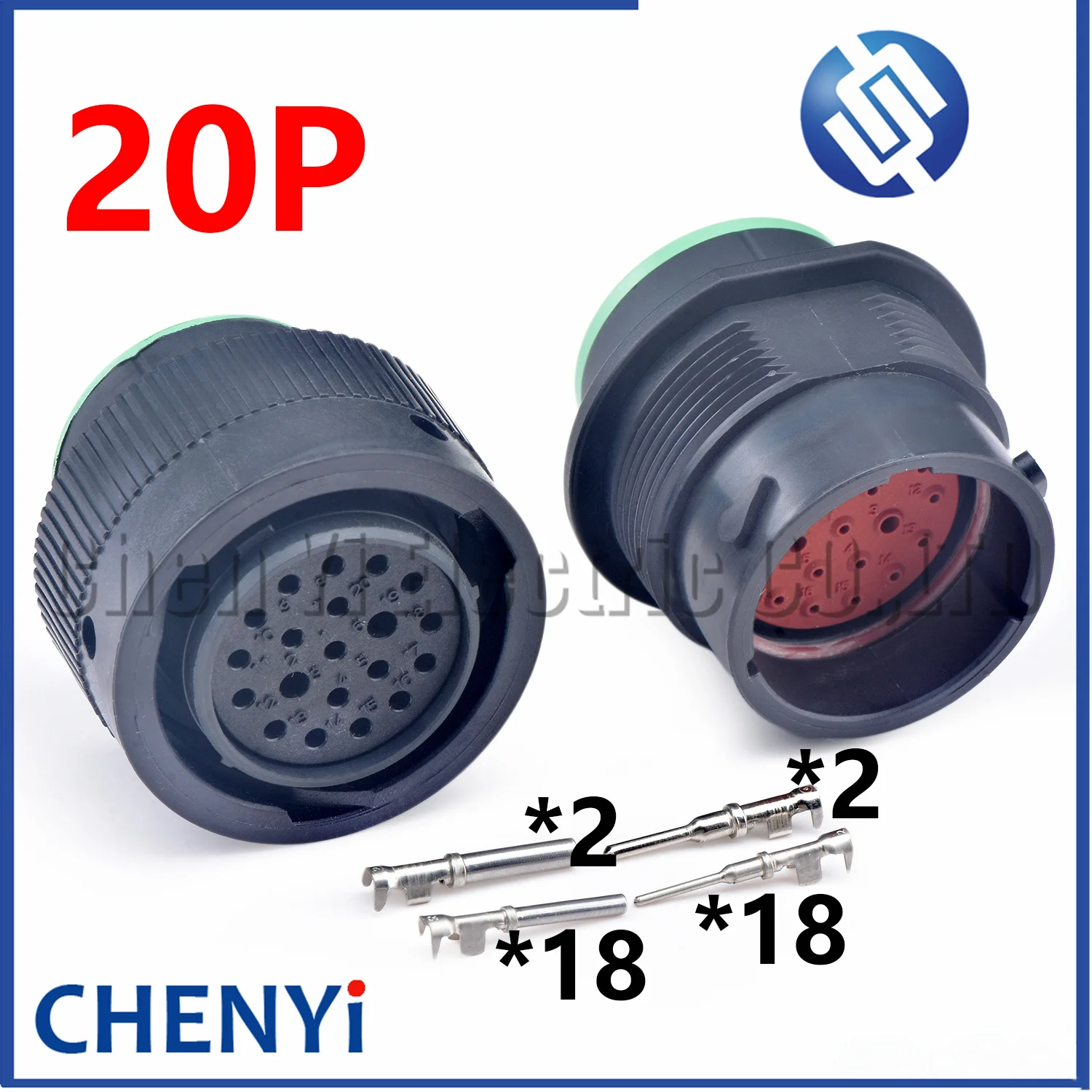 20 Pin auto connector Wire harness plug HDP26-18-20SN HDP24-18-20PN HDP26-18-20SE HDP24-18-20PE For Deutsch HDP series