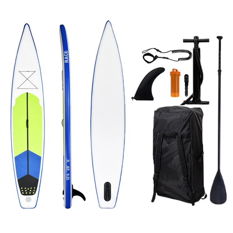 

12ft6 Race Paddle Board New Simple Design High Quality 381cm 180kg Paddleboard Standup Sup Board