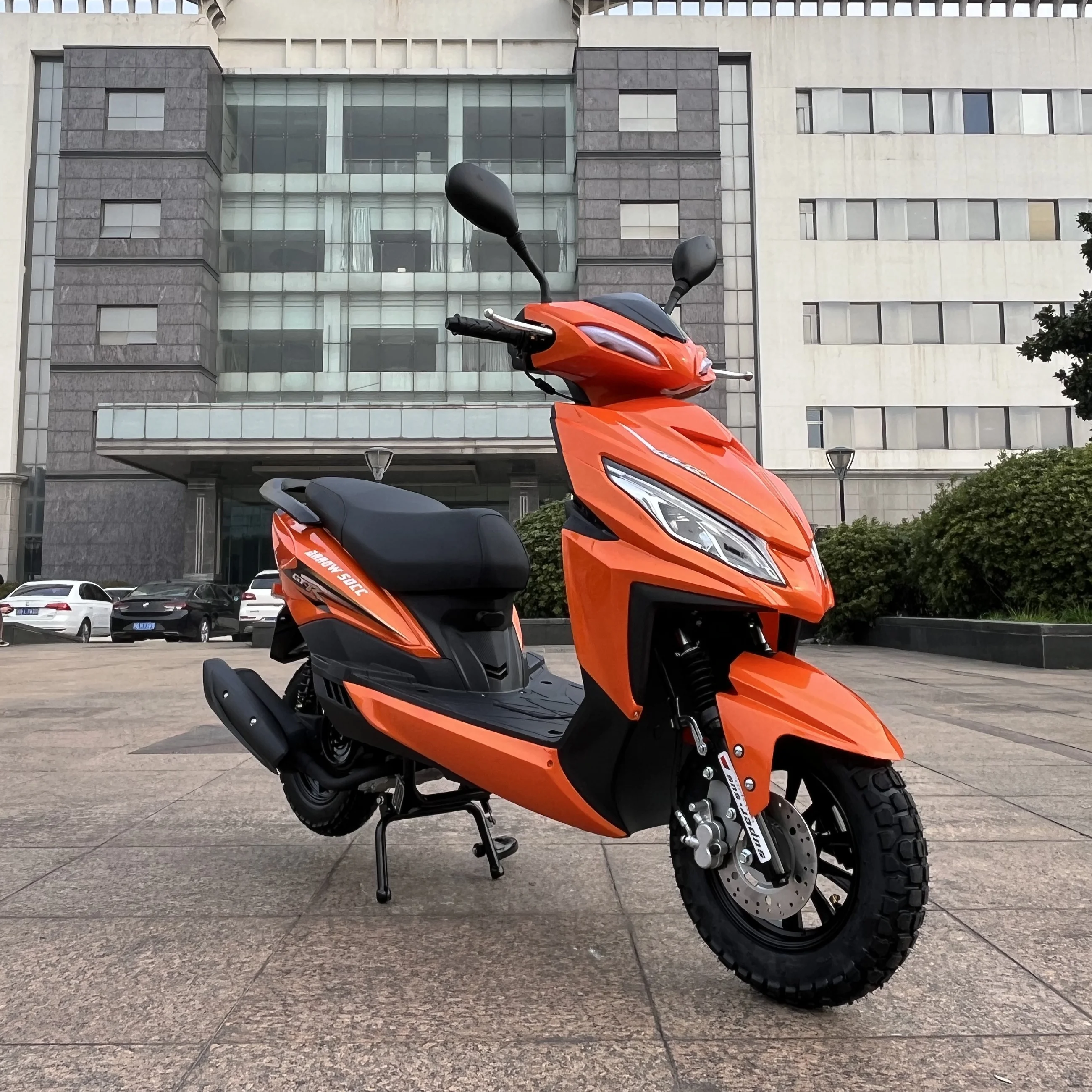 Strong Power Good Design 125 Cc Motorcycle Gas Scooters 150cc With Rear Carrier Gas Powered Scooter 50cc For Adult