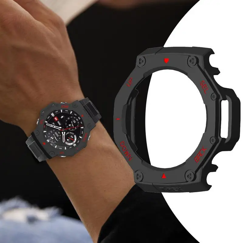 For Amazfit T-rex 3 Watch Face Covers Lightweight Watch Screen Protector Watch Covers Watch Protector Watch Accessories For