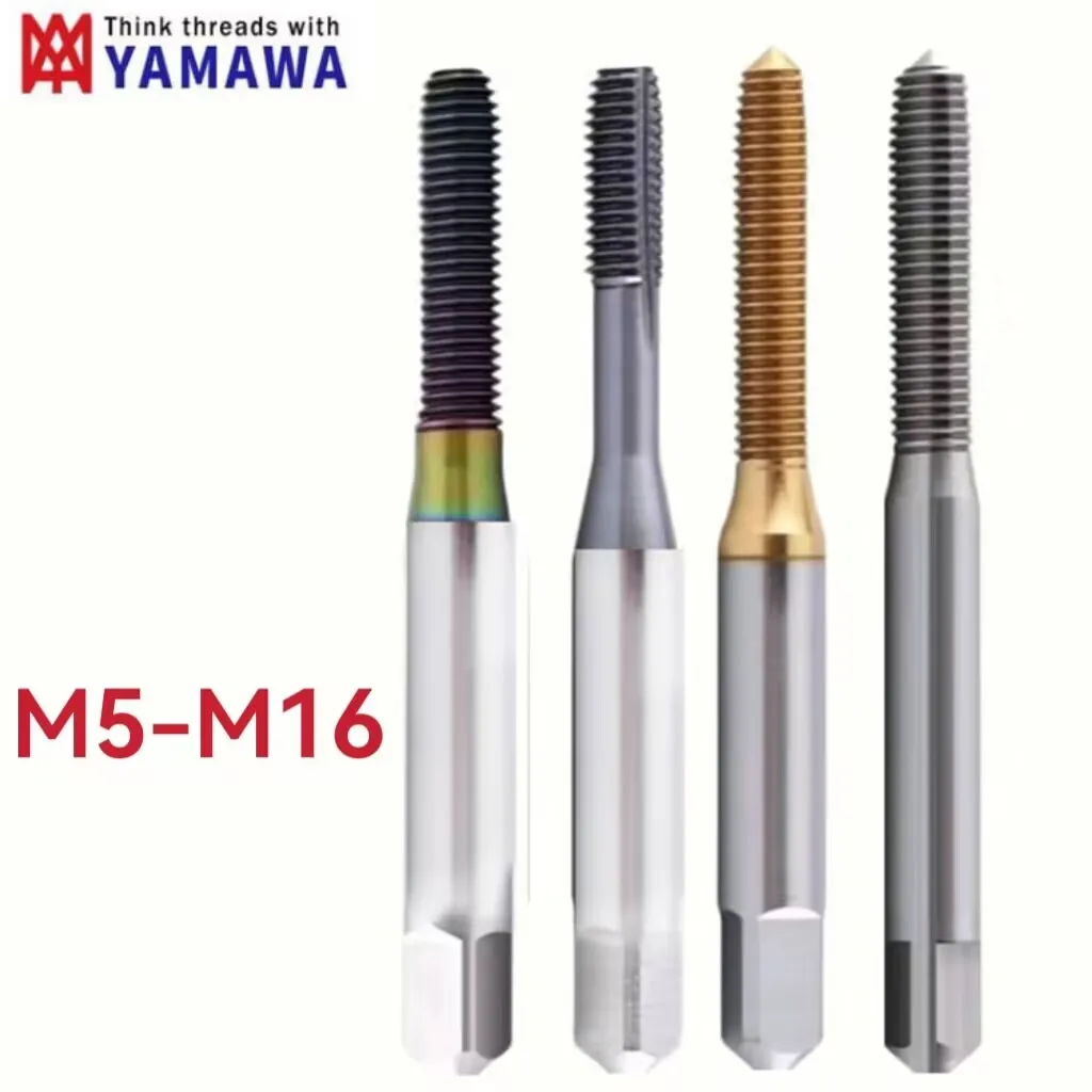 

Japan YAMAWA Metric Machine With Tin Forming Tap M5 M6 M7 M8 M9 M10Fine Screw Thread Taps