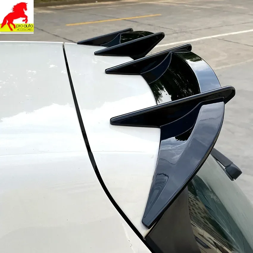 Car Rear Top Wing Spoiler Splitter Styling for Volkswagen VW 6 Golf MK6 GTI R 2008-2012 Diffuser Body Kit Trim Cover Accessories