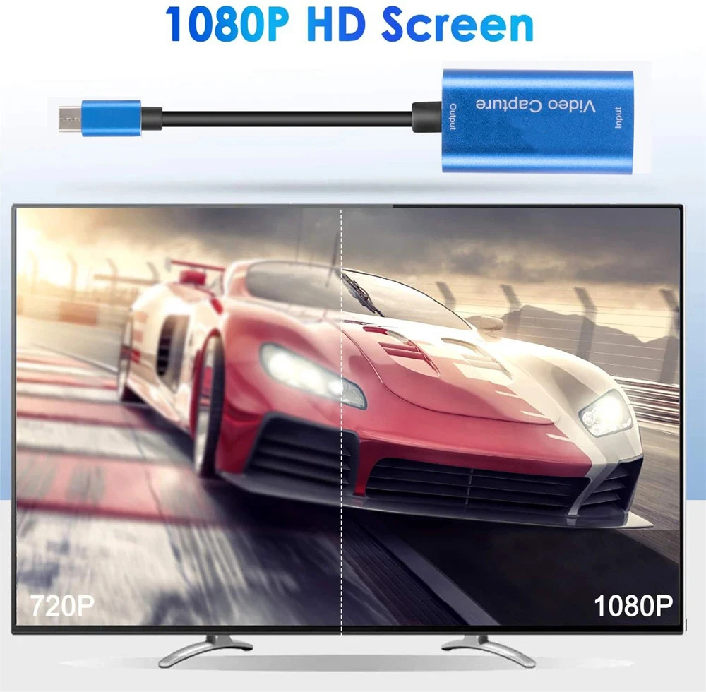 HD 1080P HDMI Type C Micro USB Video Capture Card USB 3.0 Video Grabber For PC Game Camera Recording Live Streaming