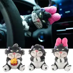 Car Cute Plush Kitten Auto Interior Wiper Turn Signal Switch Decoration Car Accessories Personalized Fashion Clutch Sleeve Tools