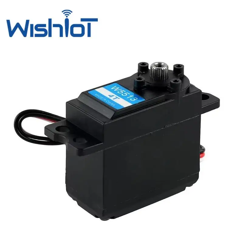 W5513 10KG Sailing Winch Servo Metal Gear DC Motor 25T Spline 2T 4T 6T for RC Yacht Sailing Boat Marine Model RC Ships DIY