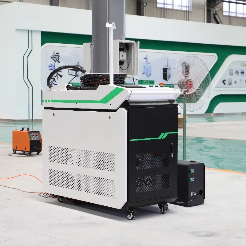 Portable 3 in 1 laser cleaner welder cutter metal fiber laser cleaning welding cutting machine CNC