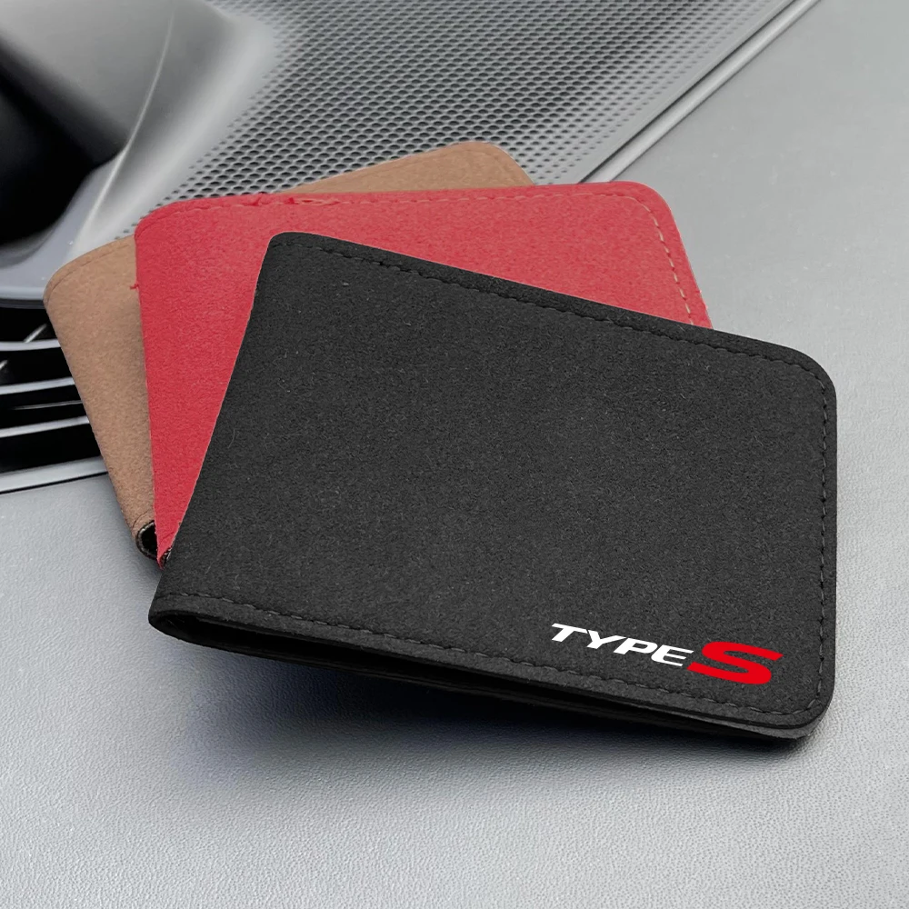 Suede Auto Driver License Cover High Quality Driver License Protective Case For Honda Civic Type R Type S Car Accessories