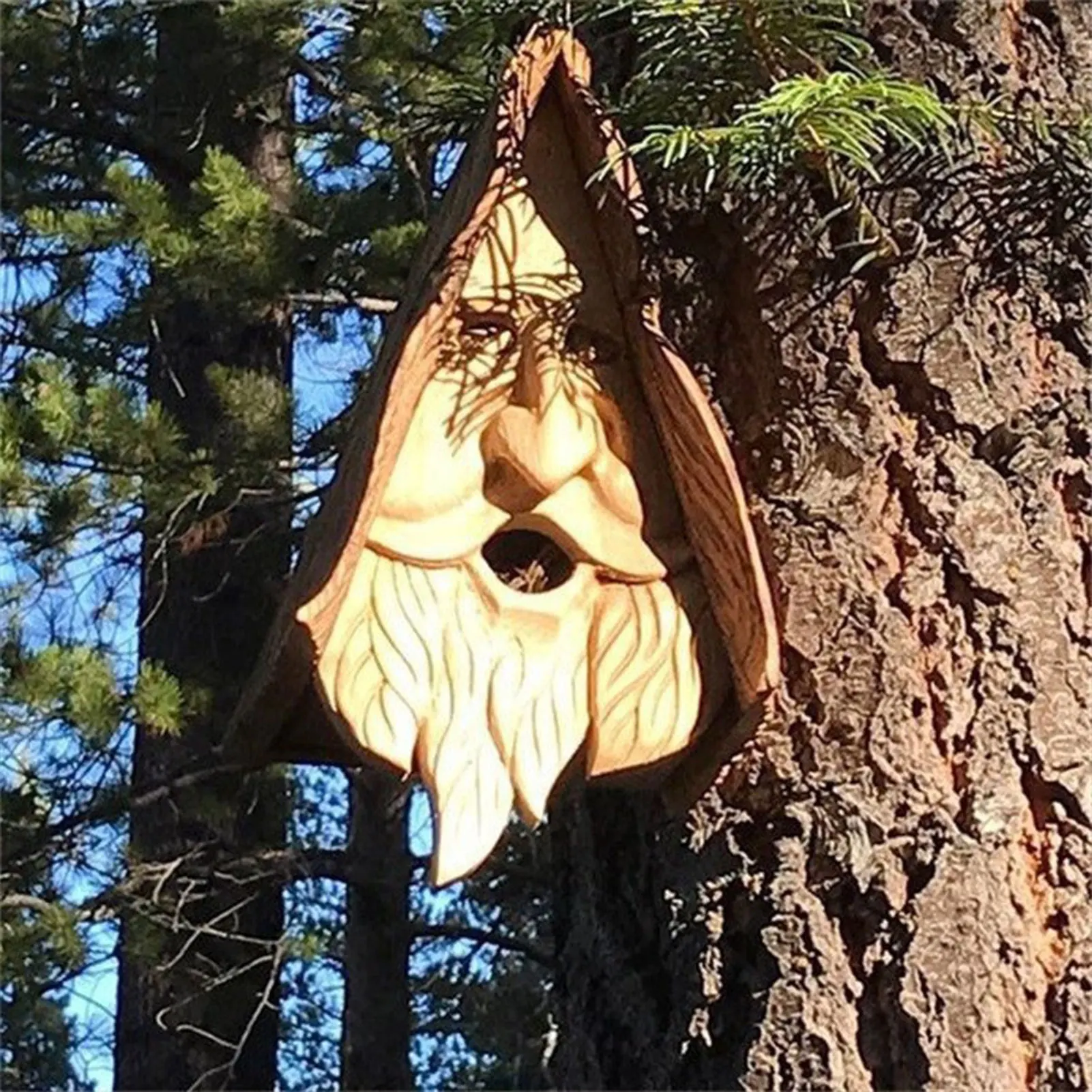 Rustic Style Country Birdhouse Courtyard Gardening Tree Decoration for Friend Family Neighbors Gift