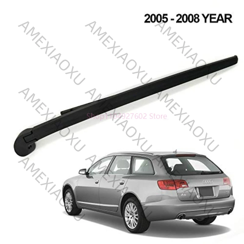 

Car Rear Windshield Wiper Arm And Blade Black for Audi A6 C6 4F Allroad Advant 2005 2006 2007 2008 2009 2010 2011 4F9955407 AMEX