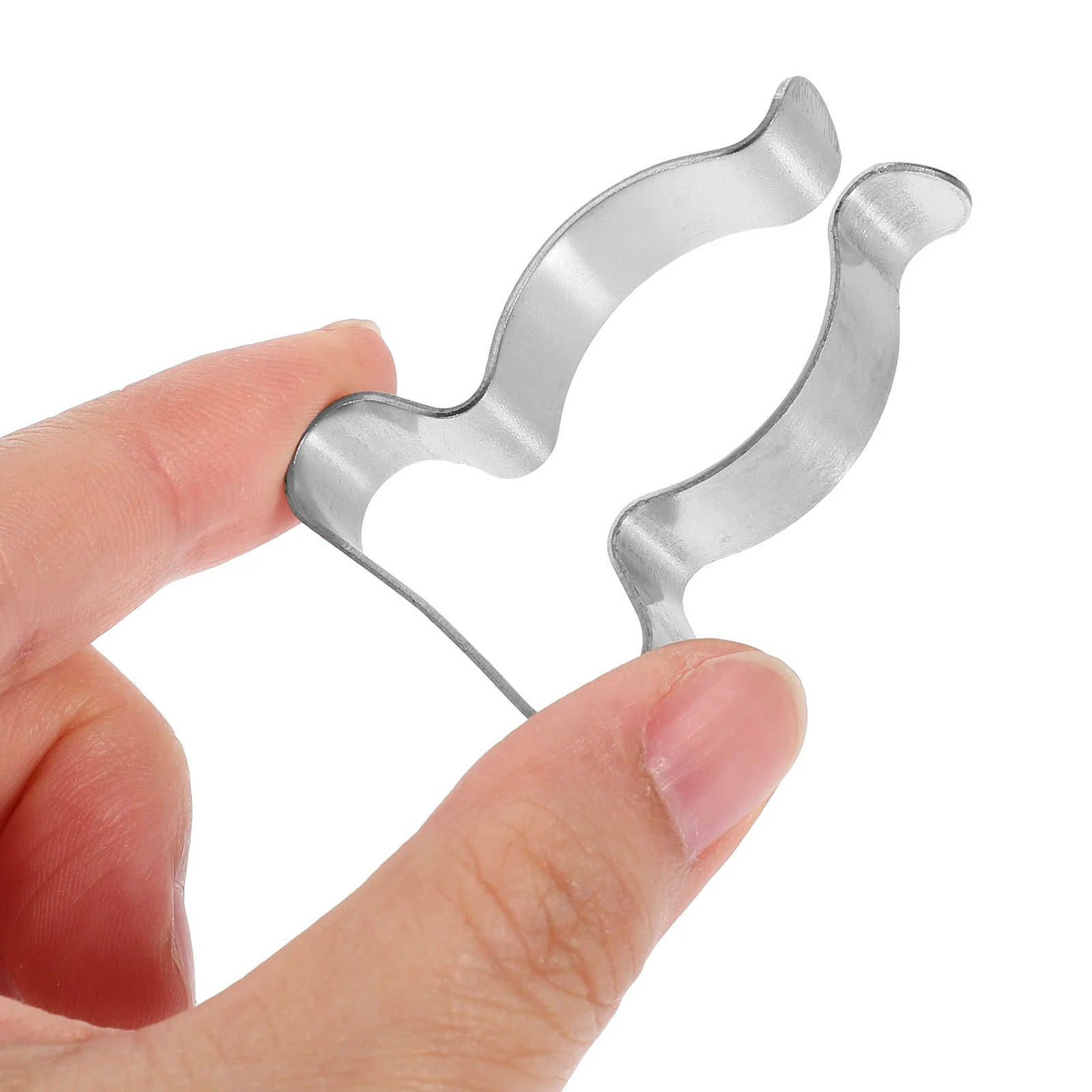 

20Pcs Light Clamps Tube Buckle Clip Metal Lamp Clip for Household Office LED Light Installation Lamp Clamps Bulb Accessory