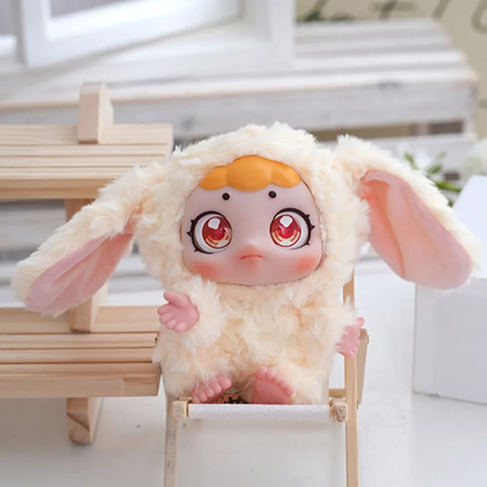 กล่องสุ่มตุ๊กตาขนฟูแสนน่ารัก - ของตกแต่งโต๊ะทำงานสุดน่ารัก ของขวัญคริสต์มาสที่สมบูรณ์แบบสำหรับเด็กผู้หญิง