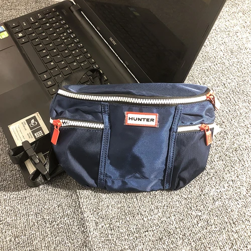 Imagen 2 del producto Hunter Bolso de hombro deportivo ligero unisex, tela de nailon funcional externa impermeable, con cremallera, riñonera informal
