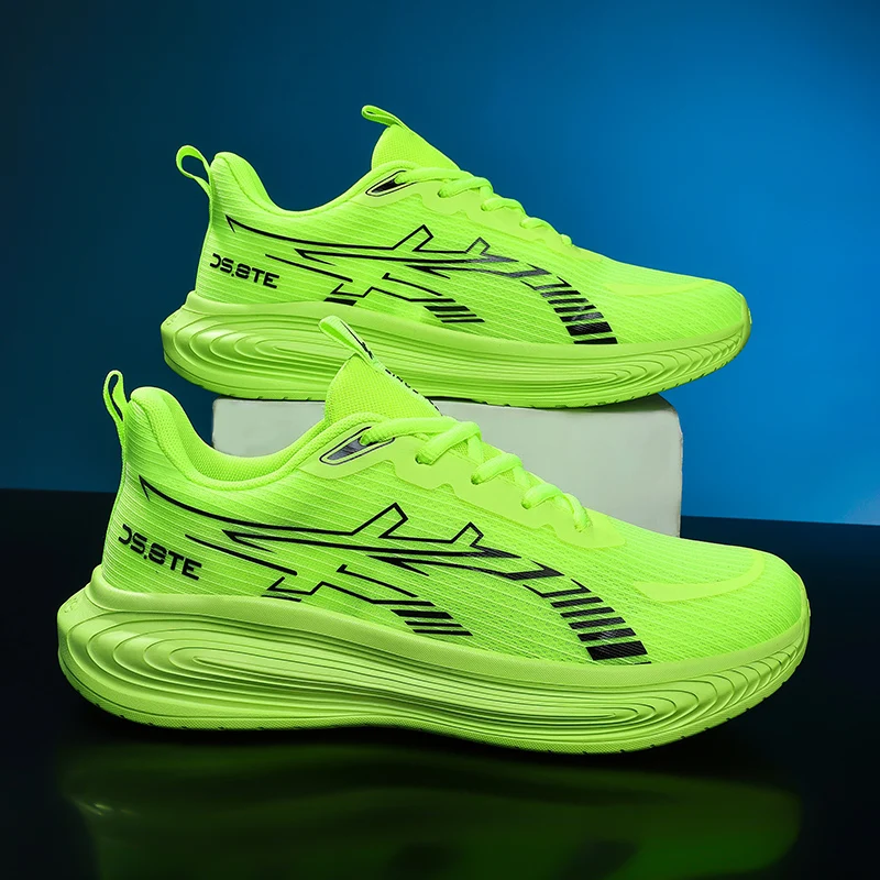 Men's Lightweight Breathable Mesh Training Running Shoes -anti Slip Casual Sports Shoes, Suitable for Outdoor Sports and Jogging