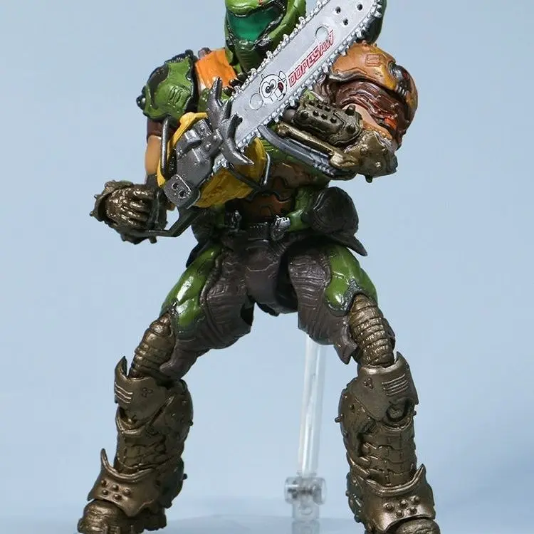 17cm Figma Sp-140 Doom Slayer Eternal Action Figure Collection Model Statue Anime Changeable Assembly Movable Ornament Toy Gift