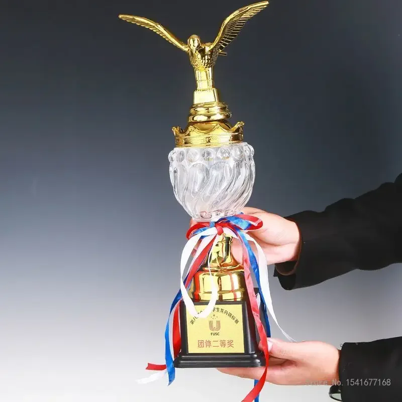 

Металлический голубиный трофей на заказ, золото, серебро, бронза для соревнований, превосходные сувениры с наградами, домашний декор, универсальный, 41 см, 1 шт.