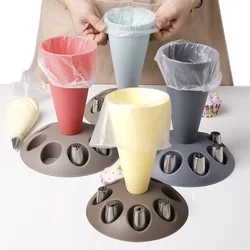 Decorative bag placement bracket auxiliary device Decorative mouth storage bracket support cream pastry making baking tool
