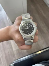 Reloj Retro para hombre, pulsera de lujo, resistente al agua, banda de acero inoxidable