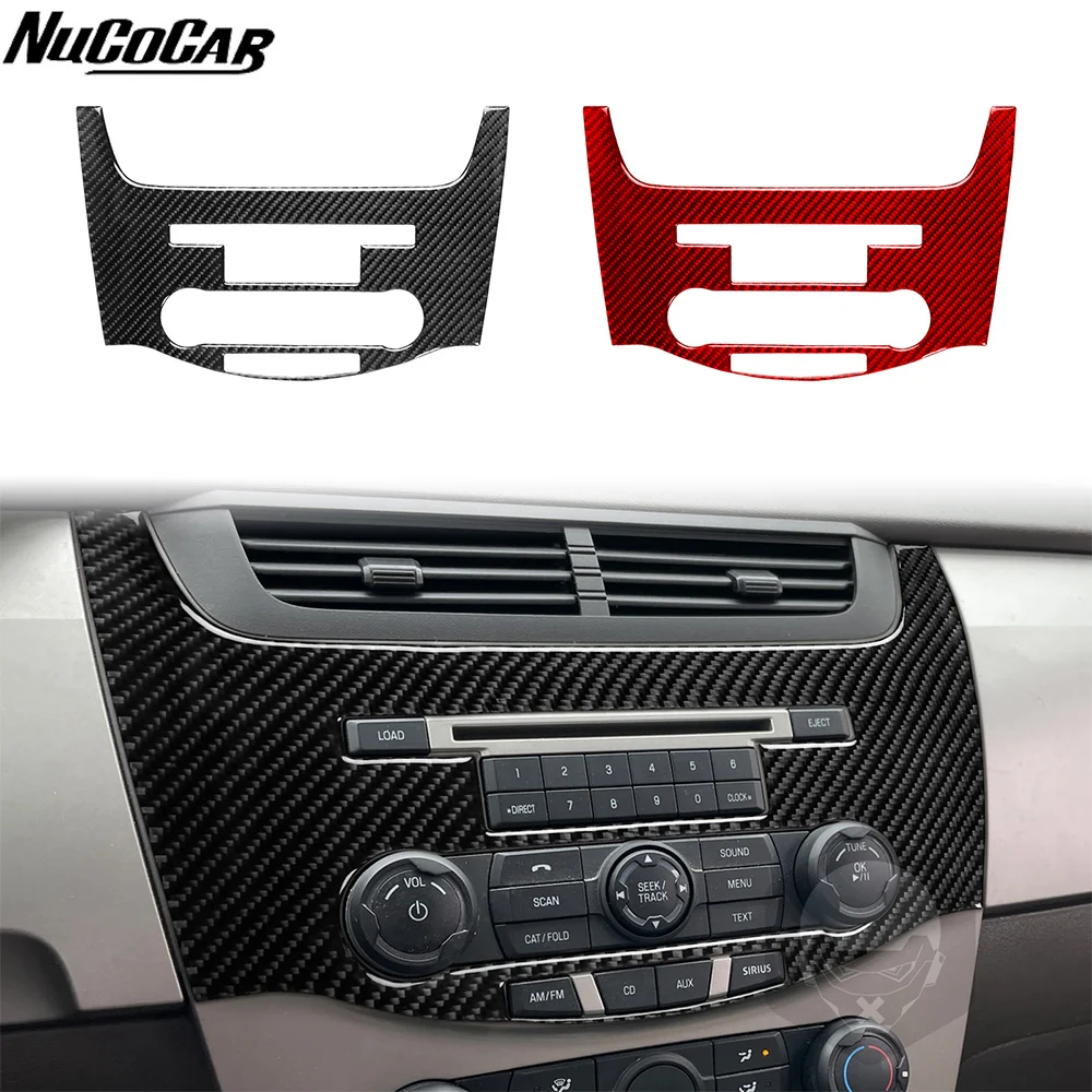 panneau-de-commande-cd-radio-centrale-en-fiber-de-carbone-accessoires-de-voiture-autocollants-decoratifs-d'interieur-pour-ford-focus-s-se-ses-sel-2008-–-2011