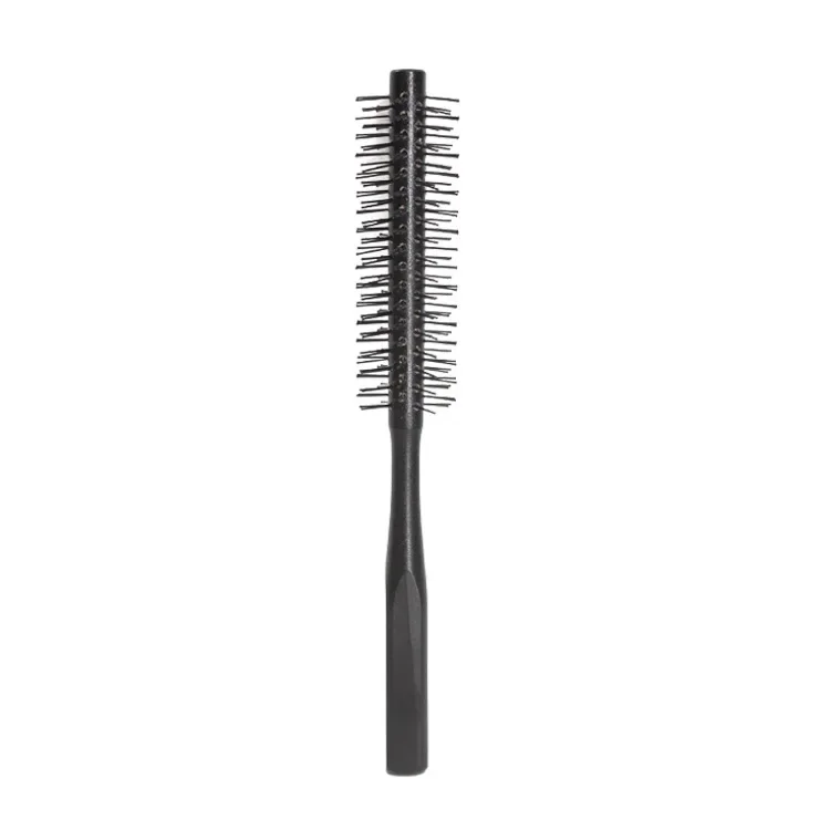 3 Types Straight Twill Hair Comb Natural Boar Bristle Rolling Brush Round Barrel Blowing Curling DIY Hairdressing Styling Tool