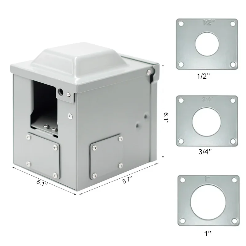 NEMA 14 50 TT-30R  Power Outlet Panel 50A  IP66 waterproof  dustproof  EASY  to install outdoor connector for RV boat