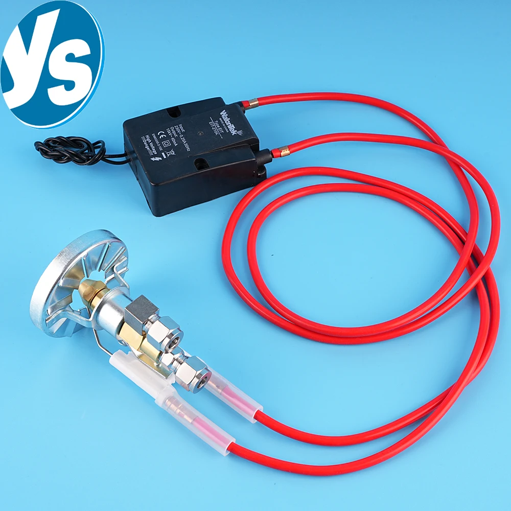 Burner Ignition Transformer with Ignition Electrode Assembly, High Voltage Ignition Kit for Oil/Gas Burner, Combustion Igniter