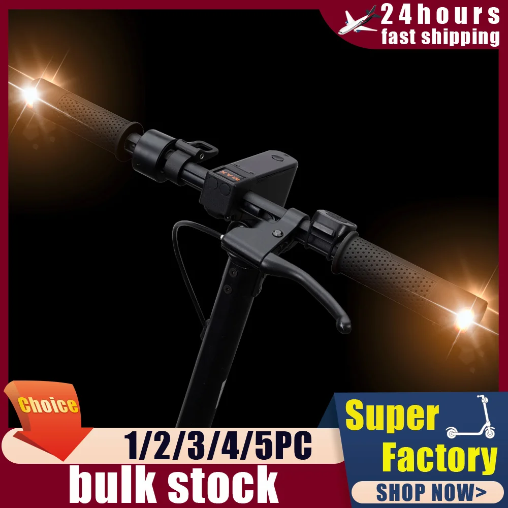 

Руль с дистанционным управлением, светодиодный левый и правый указатель поворота для Xiaomi Mi3 Pro 1S Pro 2 M365, резиновая крышка для электрического скутера, детали