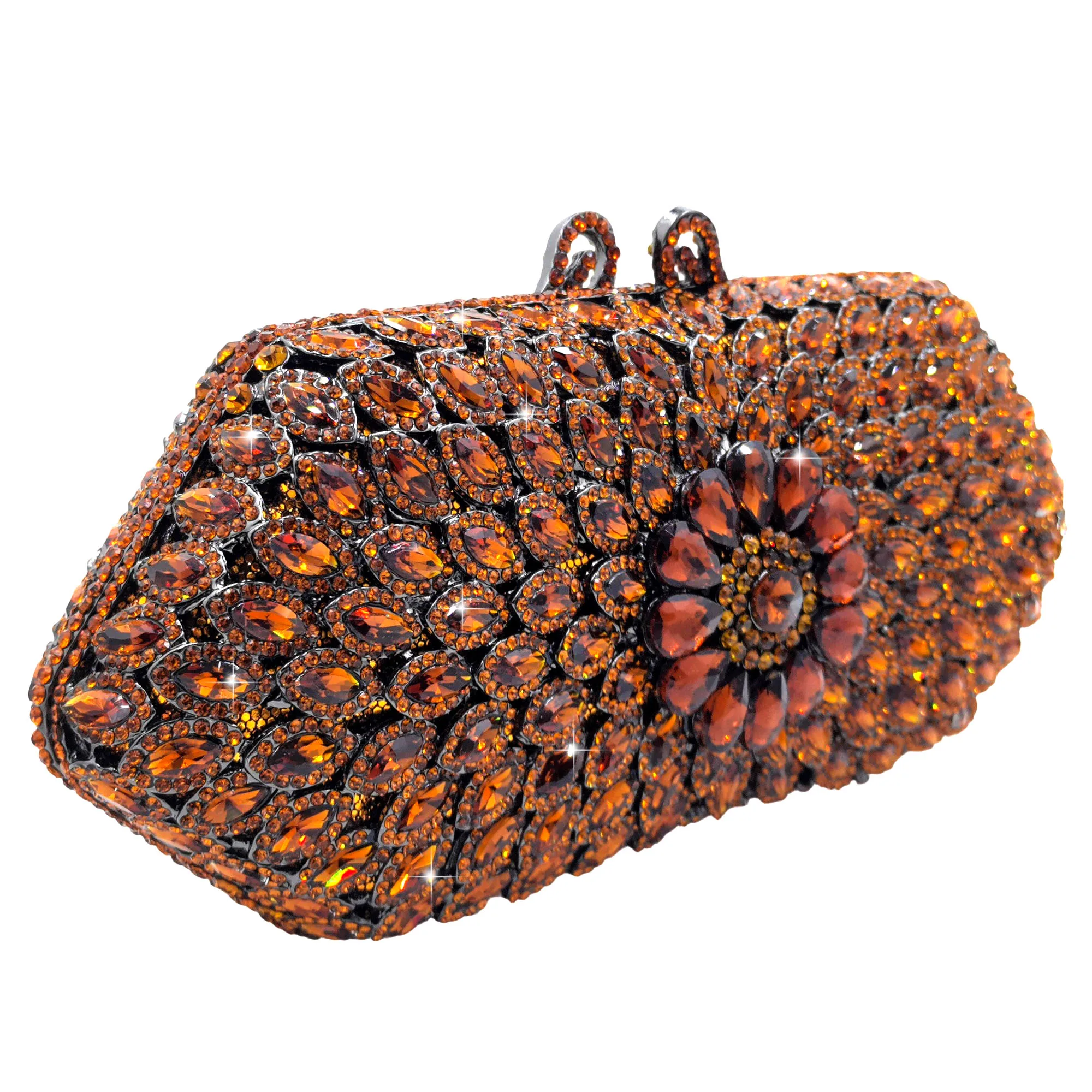 Boutique de FGG Marineblaue Kristall-Clutch-Abendtaschen, formelle Abendtaschen und Clutches für Damen, Party-Clutch-Geldbörse mit Strass – Detail 8