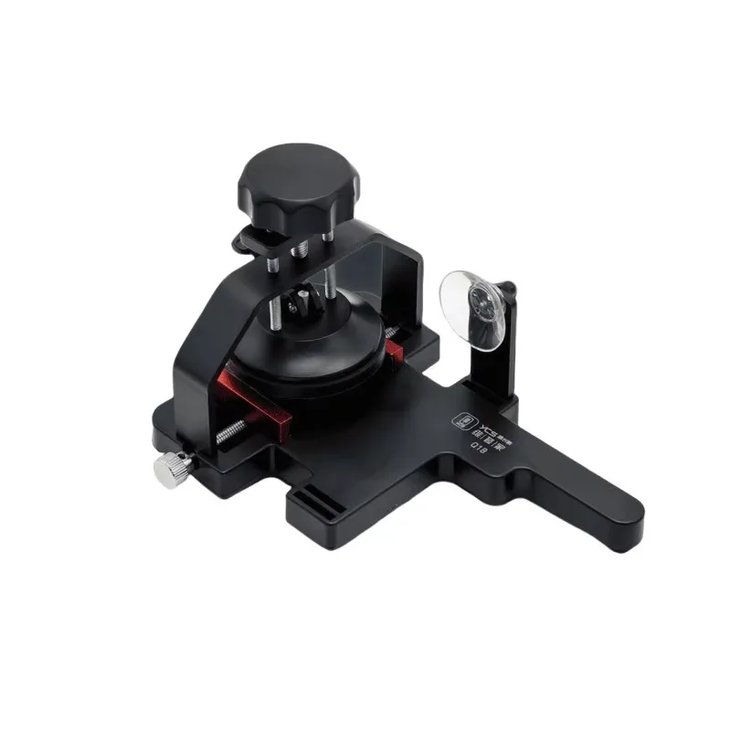 YCS Q18 อุปกรณ์ติดตั้งหน้าจอโทรศัพท์ทนความร้อน - แคลมป์ถอดชิ้นส่วน LCD พร้อมถ้วยดูดสําหรับการถอดฝาหลัง, แยกแบตเตอรี่