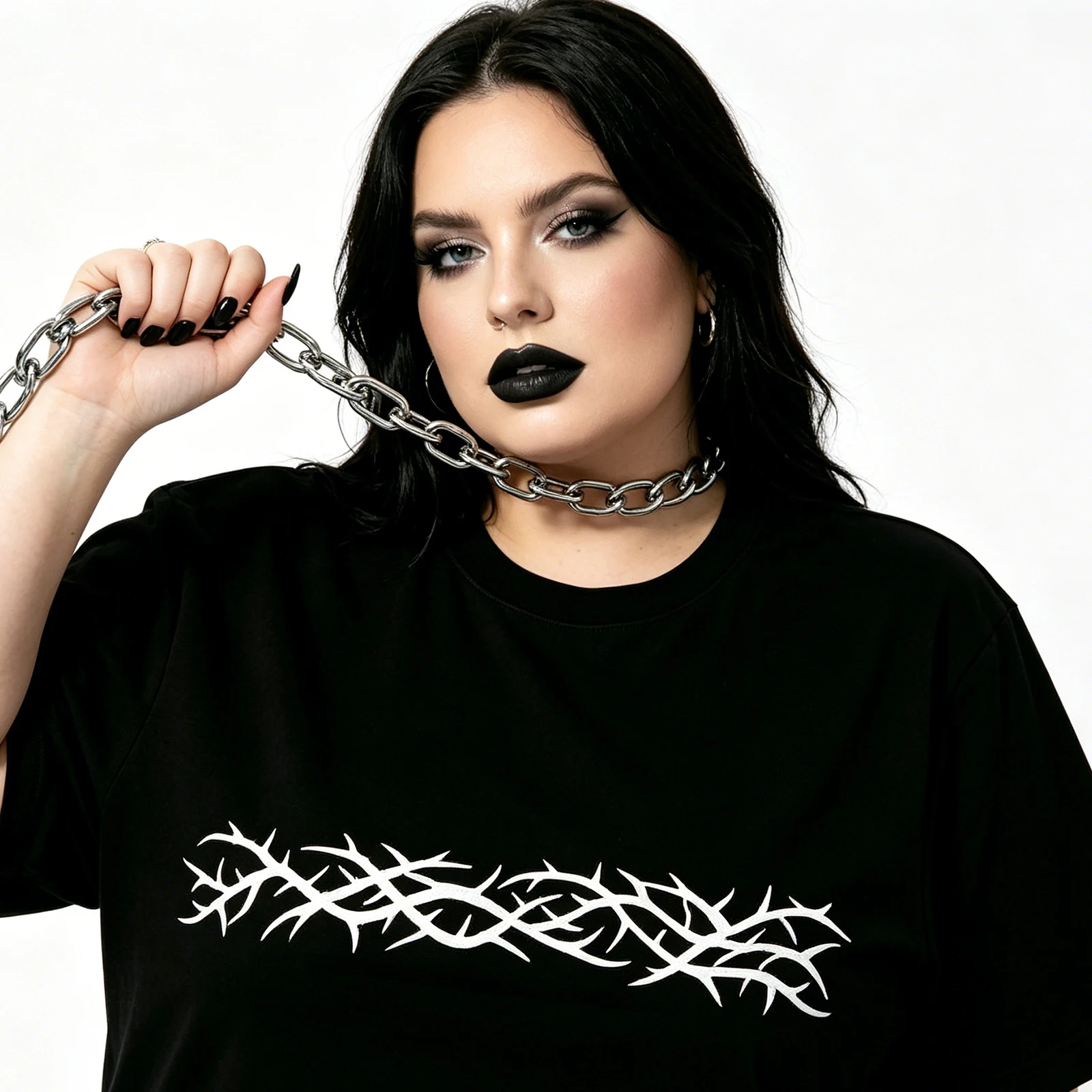 Sexy Black Queen of Spades Top QOS Graphic Tee Adult Humor Fun Flirtation Style Hotwife Clothes Naughty Streetwear T-Shirt