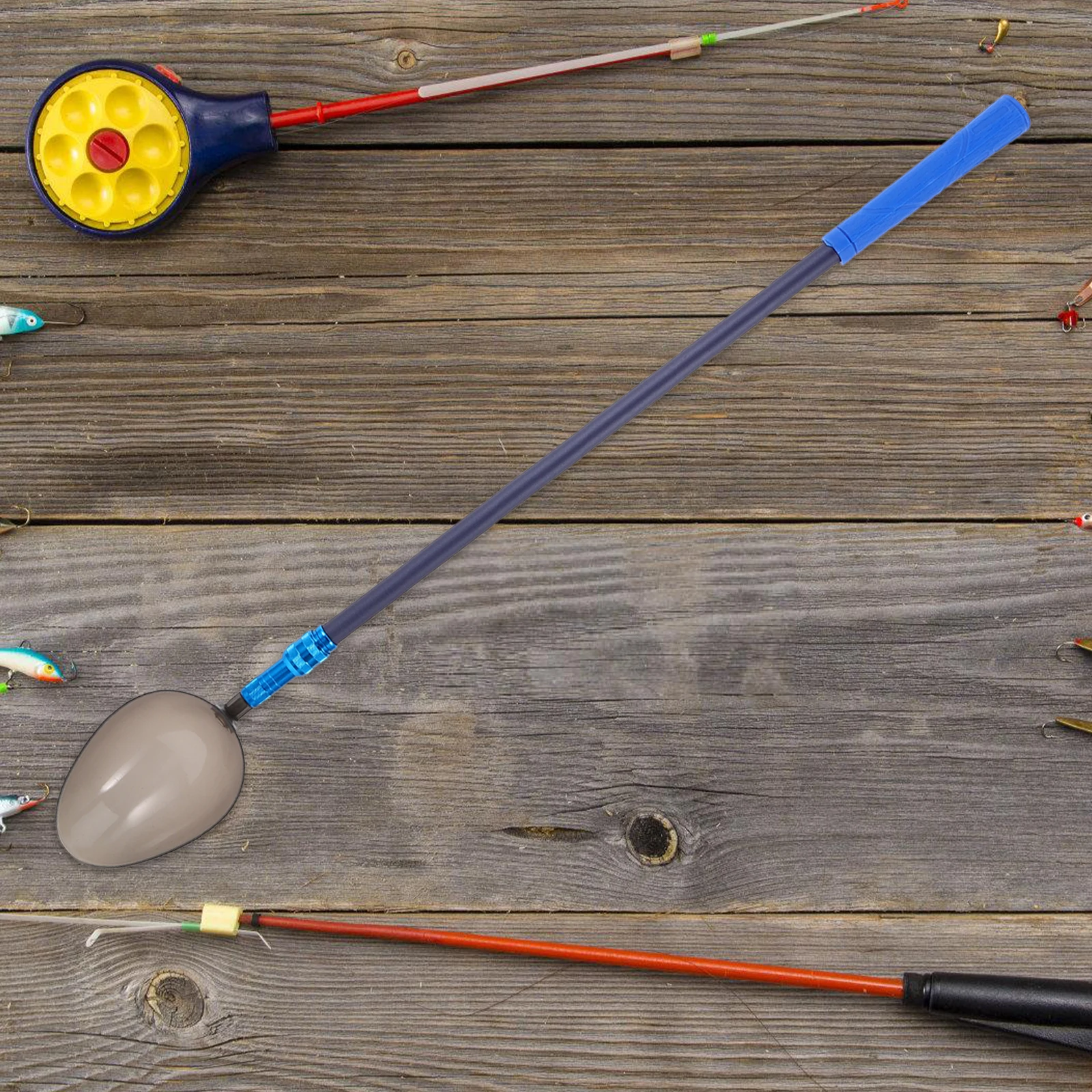 

Fishing Nest Making Spoon Large Hand Pole Telescopic Bait Casting Plastic Fishing Supply Bait Feeder Scoop Tool Outdoor Camping