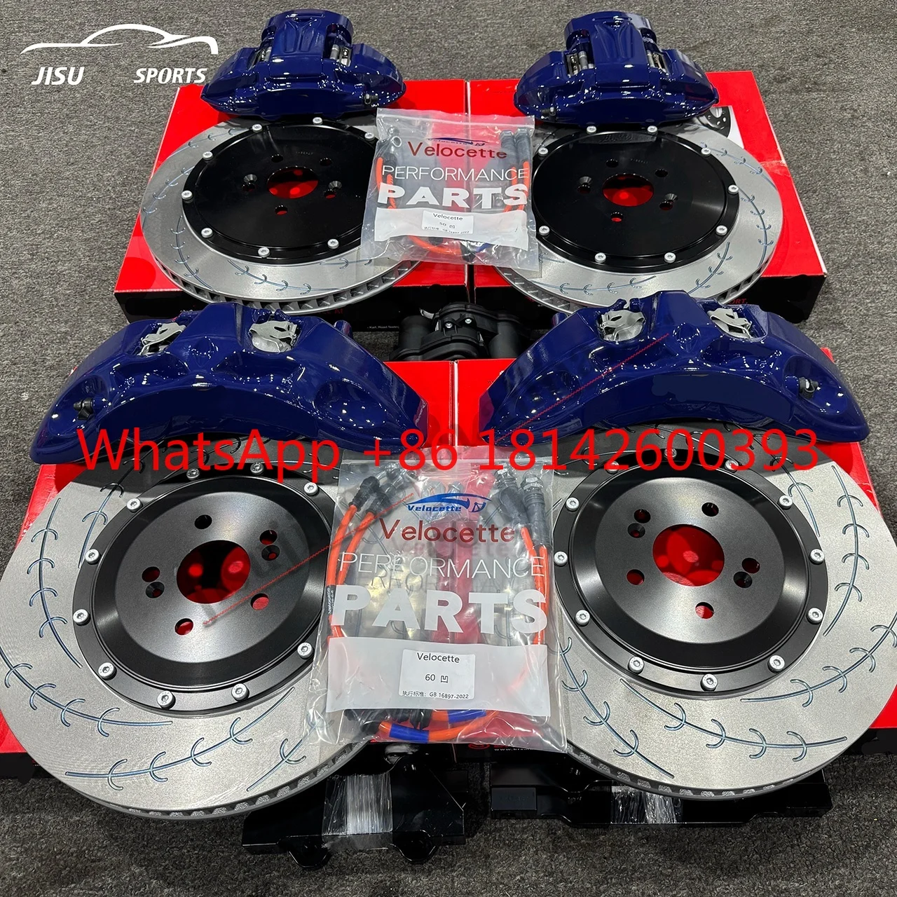4 Pistons High Quality Big Brake Caliper Kit Universal Racing Brake System for Multiple Luxury Sports Cars