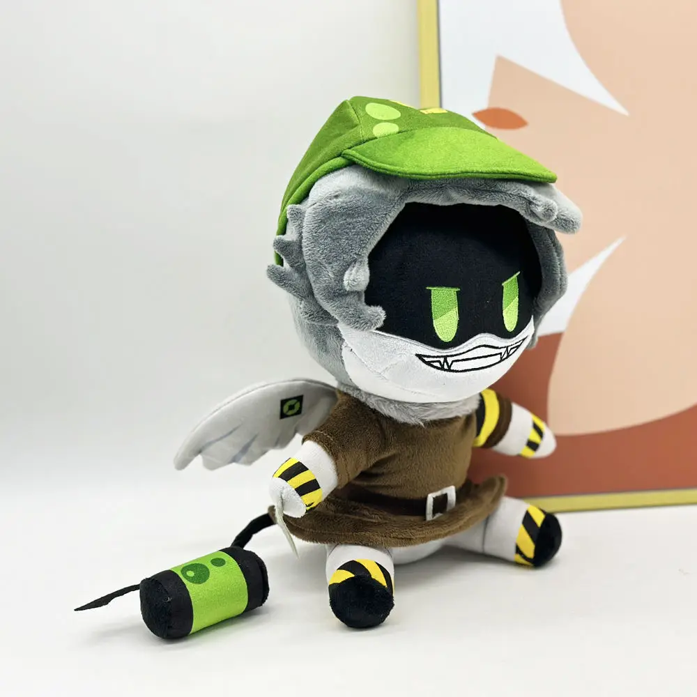 27cm MURDER DRONES Cyn Plush Kawaii Soft Doll Anime Figurine Green Model Collection Room Decoration Christmas Gift For Kid Toys