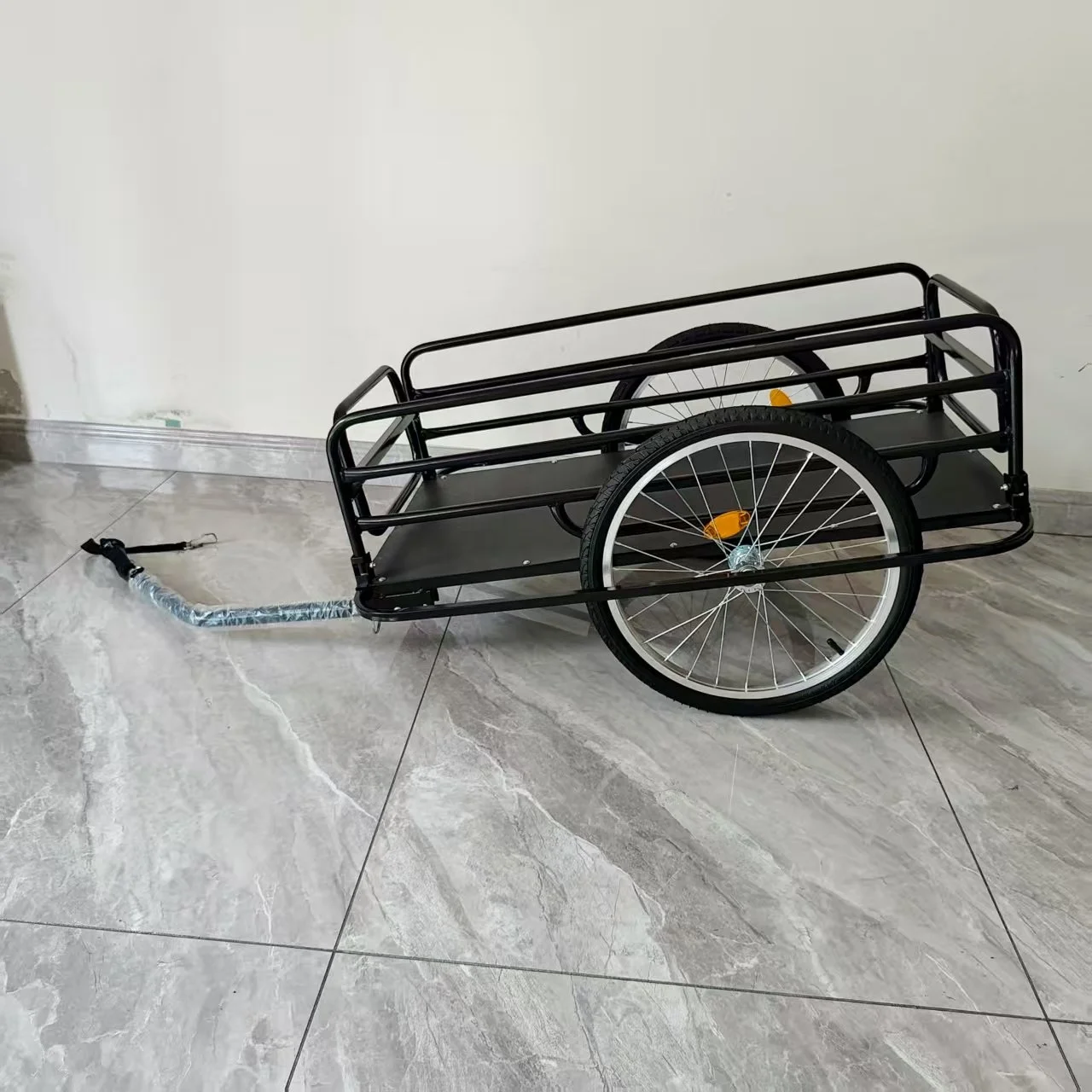 تخصيص الثقيلة عربة دراجة قابلة للطي عربة وصلة عالمية منصة OEM دراجة البضائع مقطورة لعربات اليد والعربات #2