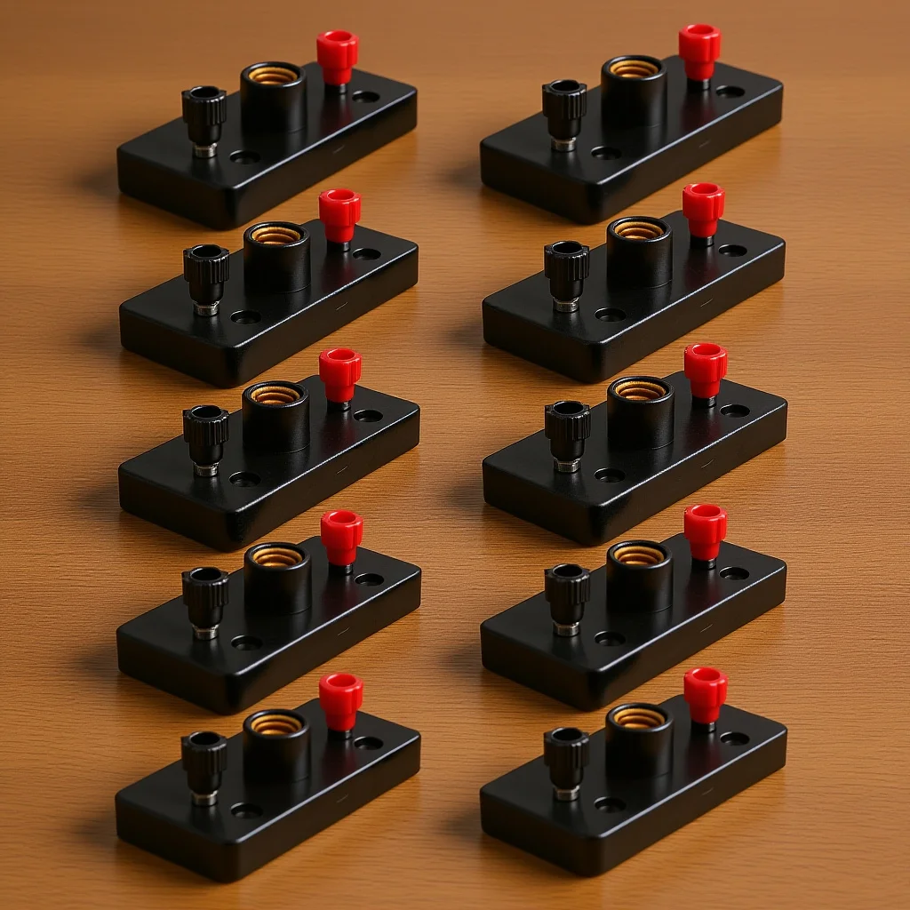 

10Pcs Experimental Light Holder Screw Terminal Bulb Base for Science Classroom Electricity Education Training Supplies