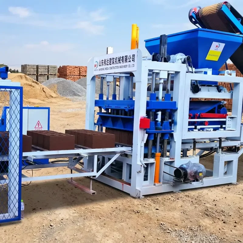 QT4-15 Fully Automatic Hydraulic Concrete Hollow Block Making Machine Cement Brick Machine Paver Brick Making Machine