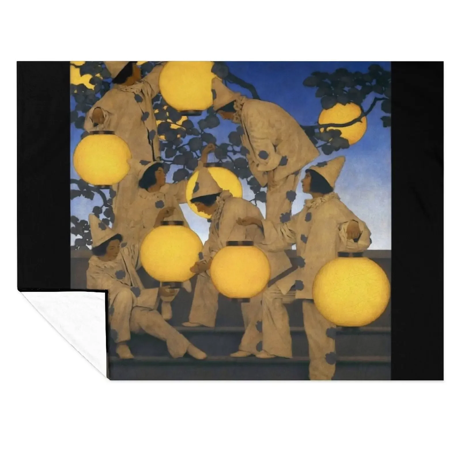 

Maxfield Parrish - The Lantern Bearers Throw Blanket Blankets For Bed Sofa Throw Heavy Flannels Blankets