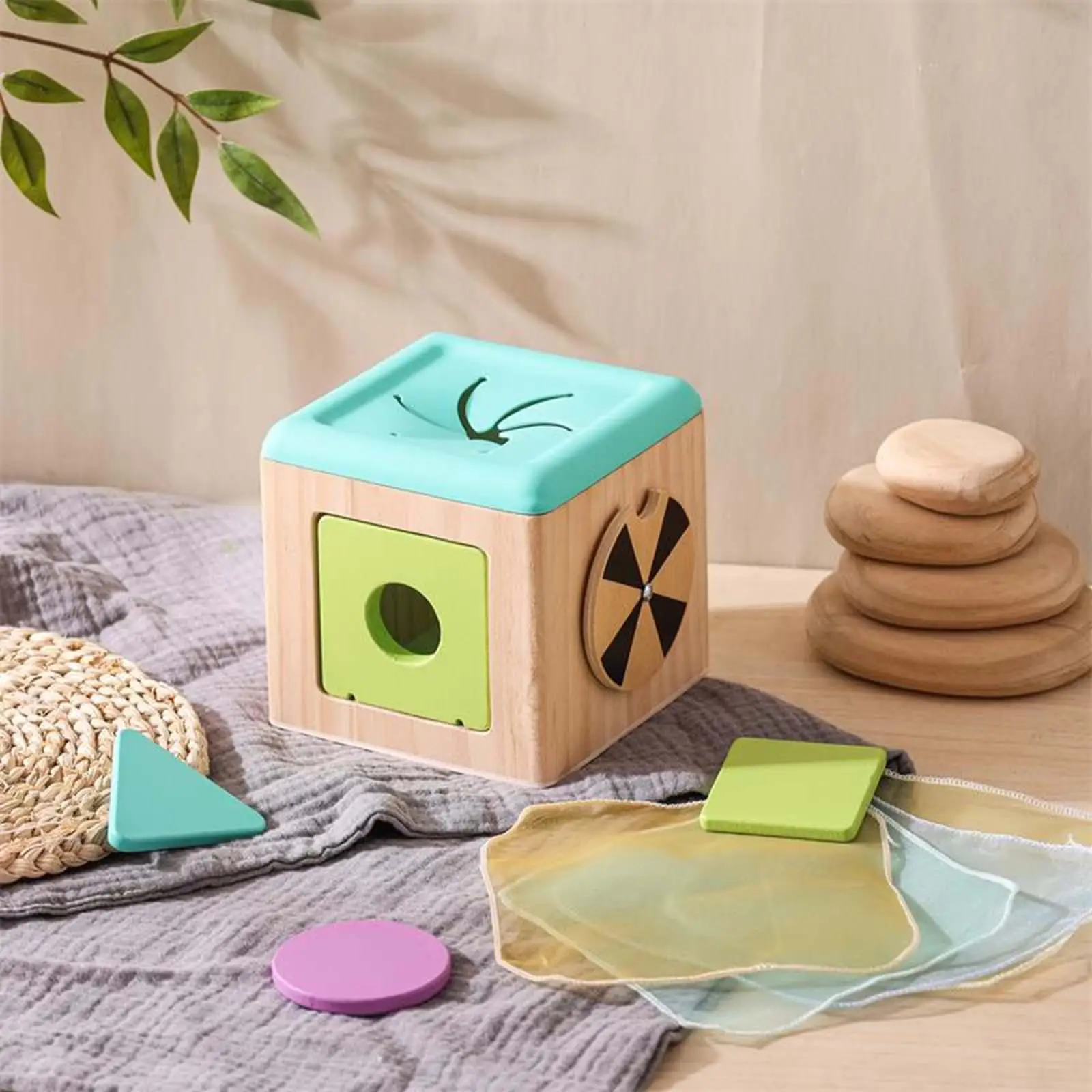 

Tissue Box Toy Educational Toy for 6 Month Old Boys and Girls Toddlers