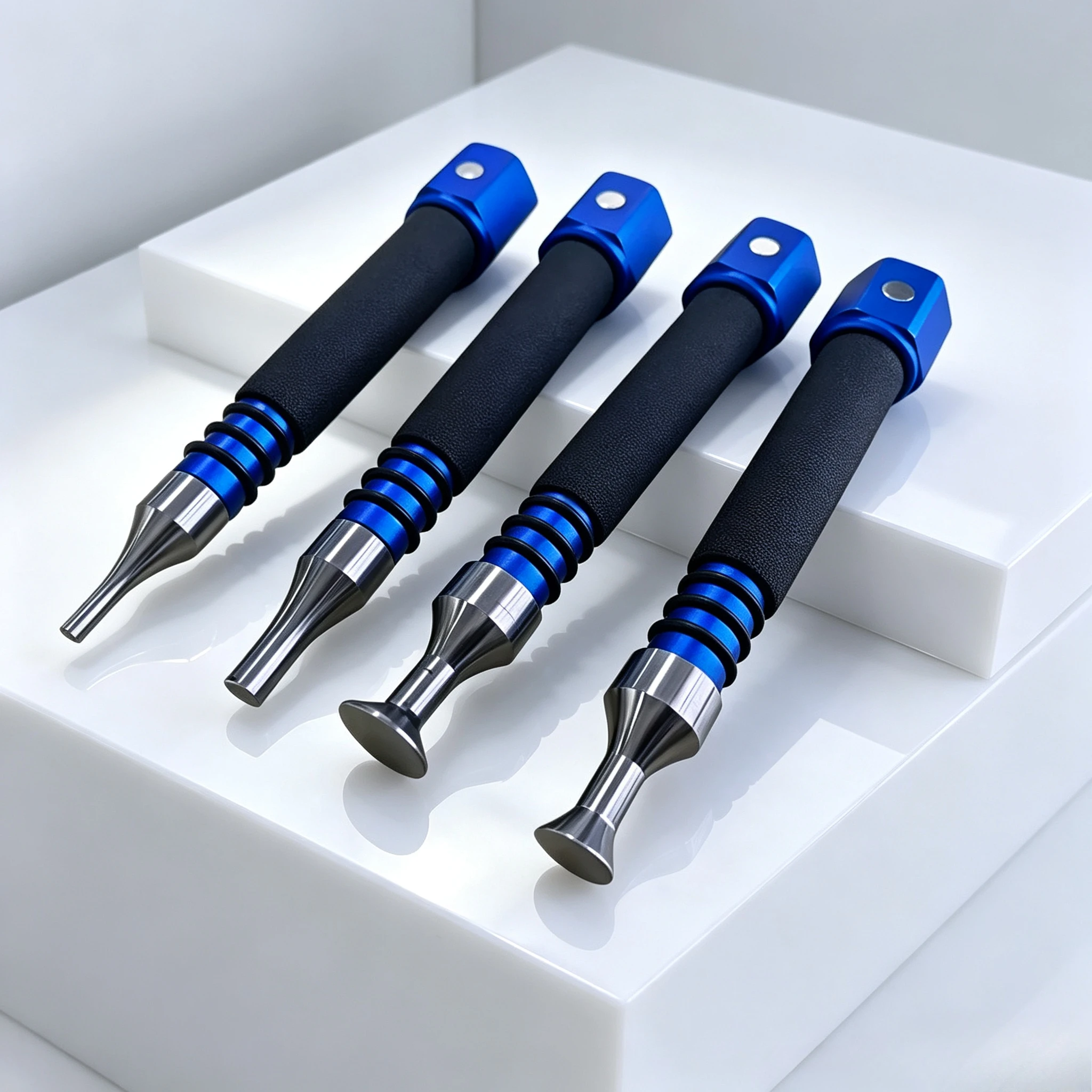 Magnetic Tapping Pen Set Tool Kit PDR Car Dent Repair – 4 Size Professional Paintless Auto Dent Fix