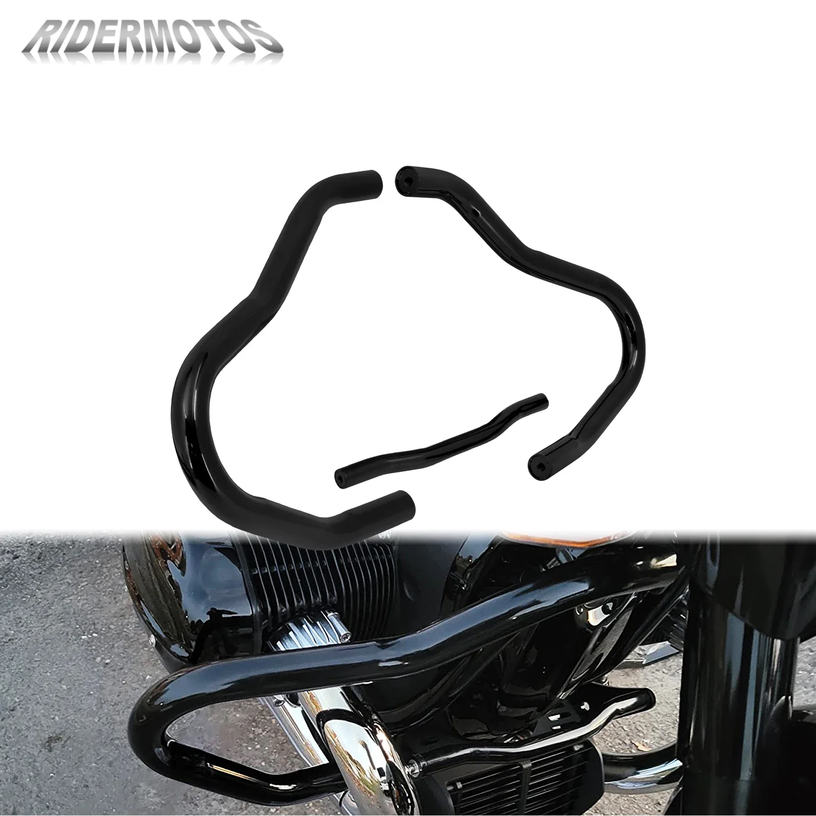 

Motorcycle Bar Bumper R18 Highway Engine Guard Crash Bar Fairing Protector Guard Bars Accessories For BMW R18 R18B R18 2020-2023