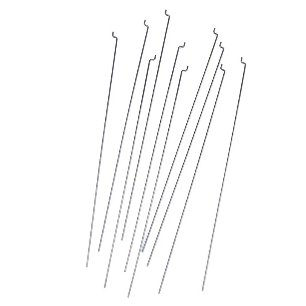 20pcs Reusable Z-type Steering Gear Lever Metal Dia 1.2mm Pull Rod Length 20cm RC Plane Accessories Servo Lever