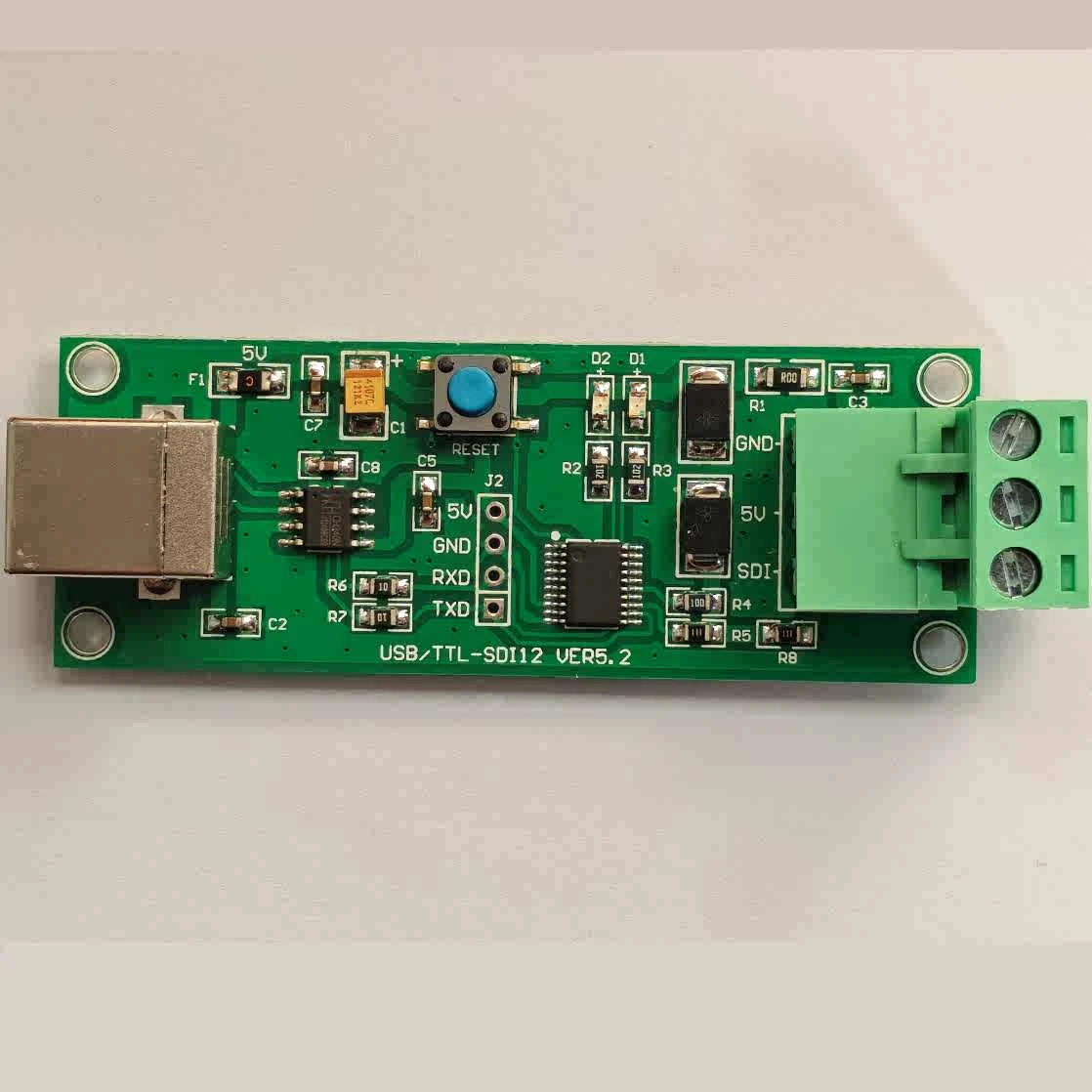 USB/TTL to SDI-12 Protocol Debugger SDI-12 Sensor Converter