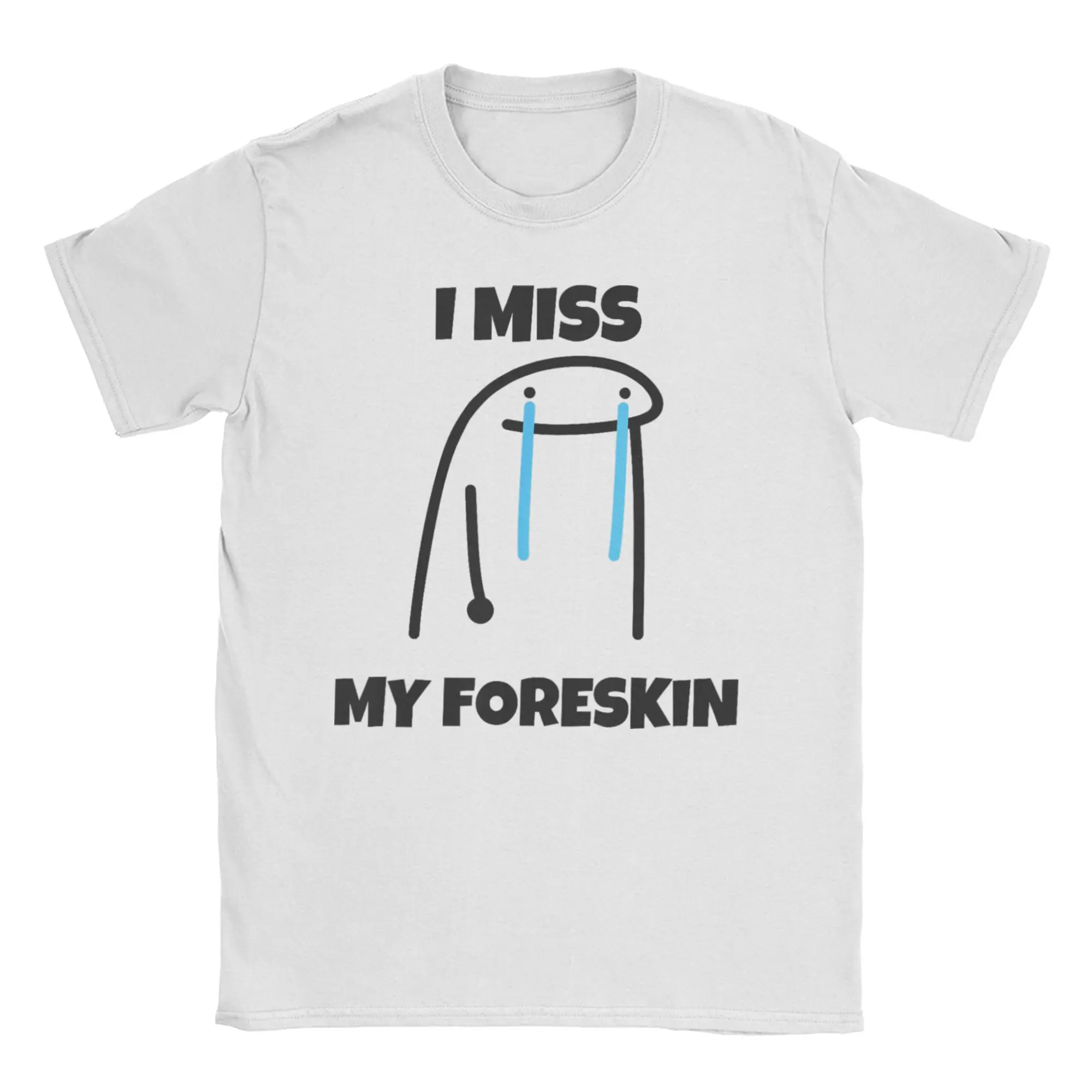 

Футболка I Miss My Foreskin для мужчин и женщин, саркастическая юмористическая футболка с коротким рукавом, футболки с круглым вырезом, 100% хлопок, идея подарка, одежда