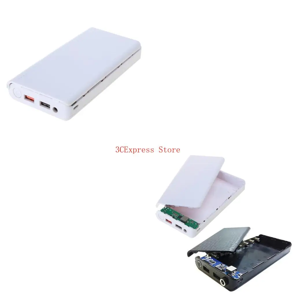 Прочный двойной USB Output Diy 7x18650 Батарея для корпуса для вывода 9 В/12 В пластиковая зарядка.