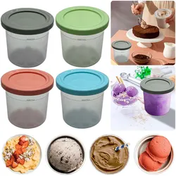 Ice Cream Pints Cup Ice Cream Containers with Lids Reusable 300ml Ice Cream Storage Jar for  NC299AM C300s Series
