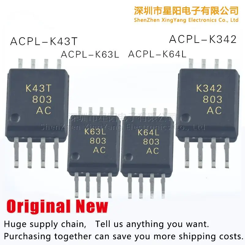 

Новая Оригинальная стандартная связь ACPL - K342 ACPL - K43T ACPL - K63L ACPL - K64L spot