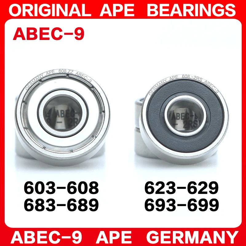 

10pcs ABEC-9 bearing 684 608 685 604 605 686 688 687 693 694 695 696 698 623 624 625 626 627 628 629 607 Z ZZ RS 2RS bearings