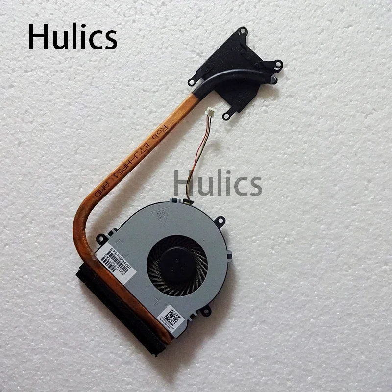 Hulics Used Laptop Heatsink Cooling Fan Cpu Cooler For HP 15-G 15-h 15-R 15Z-G000 250 G3 255  15-G000 753895-001 753894-001