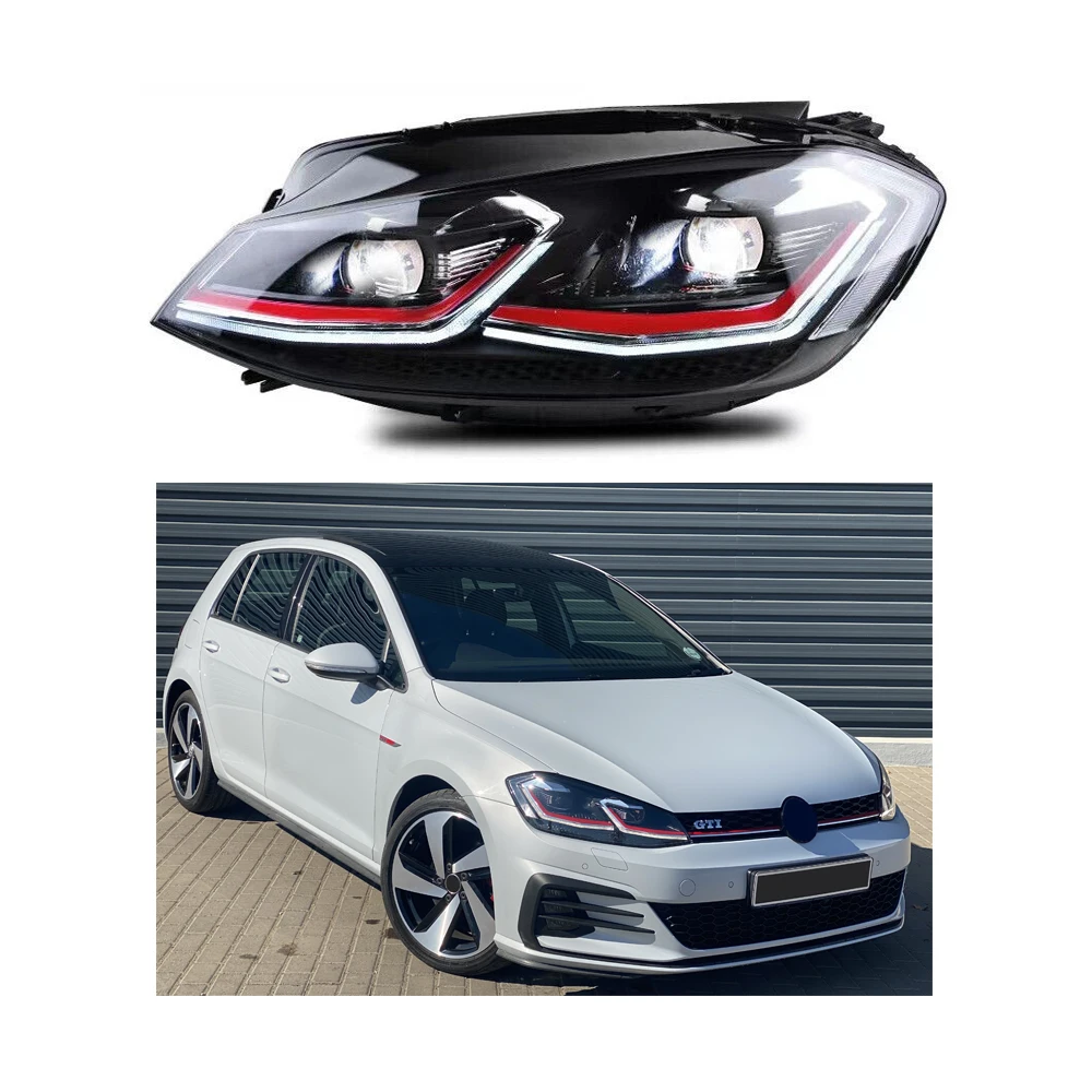 High quality car tuning parts for VW For VW GOLF 7.5 2018-20 LED Head lamp Modified headlights headlamp assembly  tuning spare